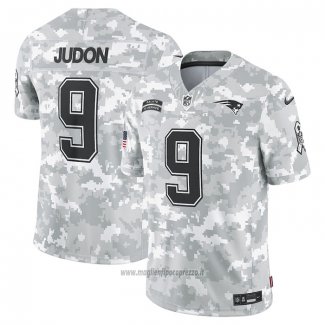 Maglia NFL Limited New England Patriots Matthew Judon 2024 Salute To Service Grigio