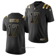 Maglia NFL Limited New England Patriots Philip Rivers Golden Edition Nero