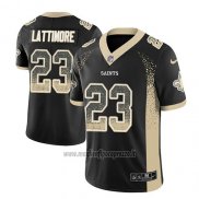 Maglia NFL Limited New Orleans Saints Marshon Lattimore Saints Nero 2018 Rush Drift Fashion