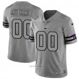 Maglia NFL Limited New York Giants Personalizzate Team Logo Gridiron Grigio