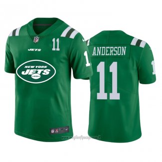 Maglia NFL Limited New York Jets Anderson Big Logo Number Verde