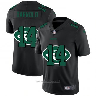 Maglia NFL Limited New York Jets Darnold Logo Dual Overlap Nero