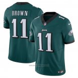 Maglia NFL Limited Philadelphia Eagles A.J. Brown Vapor F.u.s.e. Verde