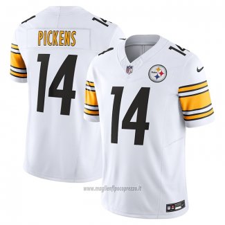 Maglia NFL Limited Pittsburgh Steelers George Pickens Vapor F.U.S.E. Bianco