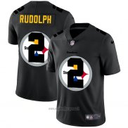 Maglia NFL Limited Pittsburgh Steelers Rudolph Logo Dual Overlap Nero