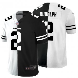 Maglia NFL Limited Pittsburgh Steelers Rudolph White Black Split