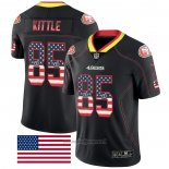 Maglia NFL Limited San Francisco 49ers Kittle Rush USA Flag Nero