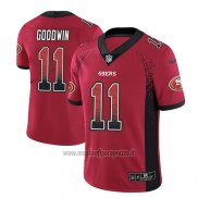Maglia NFL Limited San Francisco 49ers Marquise Goodwin Rosso 2018 Rush Drift Fashion