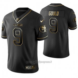 Maglia NFL Limited San Francisco 49ers Robbie Gould Golden Edition Nero