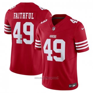 Maglia NFL Limited San Francisco 49ers The Faithful Vapor F.u.s.e. Rosso