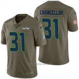 Maglia NFL Limited Seattle Seahawks 31 Kam Chancellor 2017 Salute To Service Verde