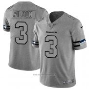 Maglia NFL Limited Seattle Seahawks Wilson Team Logo Gridiron Grigio