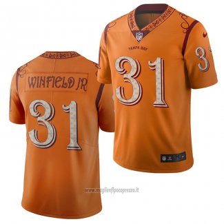 Maglia NFL Limited Tampa Bay Buccaneers Antoine Winfield JR. Citta Edition Arancione