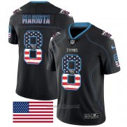 Maglia NFL Limited Tennessee Titans Mariota Rush USA Flag Nero