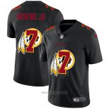 Maglia NFL Limited Washington Commanders Haskins JR Logo Dual Overlap Nero