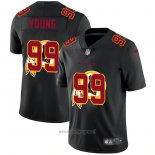 Maglia NFL Limited Washington Commanders Young Logo Dual Overlap Nero