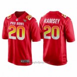 Maglia NFL Pro Bowl Jacksonville Jaguars 20 Jalen Ramsey AFC 2018 Rosso