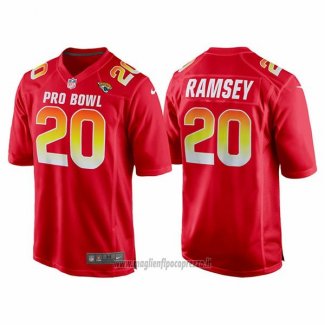 Maglia NFL Pro Bowl Jacksonville Jaguars 20 Jalen Ramsey AFC 2018 Rosso