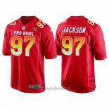 Maglia NFL Pro Bowl Jacksonville Jaguars 97 Malik Jackson AFC 2018 Rosso