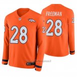 Maglia NFL Therma Manica Lunga Denver Broncos Royce Freeman Arancione
