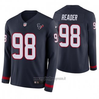 Maglia NFL Therma Manica Lunga Houston Texans Dj Reader Blu