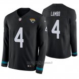 Maglia NFL Therma Manica Lunga Jacksonville Jaguars Josh Lambo Nero