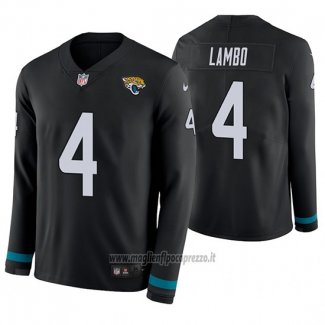 Maglia NFL Therma Manica Lunga Jacksonville Jaguars Josh Lambo Nero