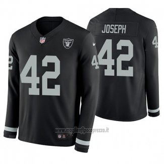 Maglia NFL Therma Manica Lunga Las Vegas Raiders Karl Joseph Nero