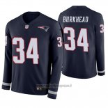 Maglia NFL Therma Manica Lunga New England Patriots Rex Burkhead Blu