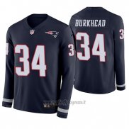 Maglia NFL Therma Manica Lunga New England Patriots Rex Burkhead Blu