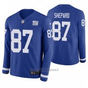 Maglia NFL Therma Manica Lunga New York Giants Sterling Shepard Blu