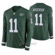 Maglia NFL Therma Manica Lunga New York Jets Robby Anderson Verde