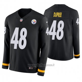Maglia NFL Therma Manica Lunga Pittsburgh Steelers Bud Dupree Nero
