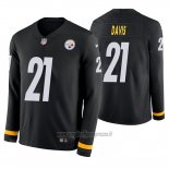 Maglia NFL Therma Manica Lunga Pittsburgh Steelers Sean Davis Nero