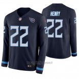 Maglia NFL Therma Manica Lunga Tennessee Titans Derrick Henry Blu