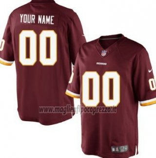 Maglia NFL Washington Commanders Personalizzate Rosso