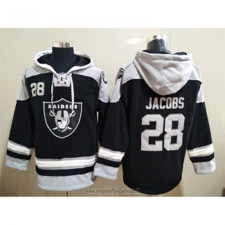 Felpa con Cappuccio Las Vegas Raiders Josh Jacobs Nero