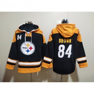 Felpa con Cappuccio Pittsburgh Steelers Antonio Brown Nero