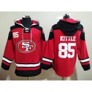 Felpa con Cappuccio San Francisco 49ers George Kittle Rosso