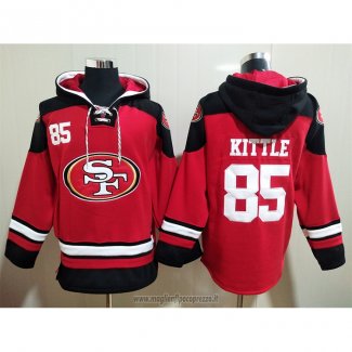 Felpa con Cappuccio San Francisco 49ers George Kittle Rosso