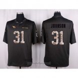Maglia NFL Anthracite Arizona Cardinals Johnson 2016 Salute To Service