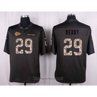 Maglia NFL Anthracite Kansas City Chiefs Berry 2016 Salute To Service