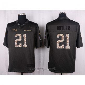 Maglia NFL Anthracite New England Patriots Butler 2016 Salute To Service