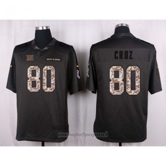 Maglia NFL Anthracite New York Giants Cruz 2016 Salute To Service