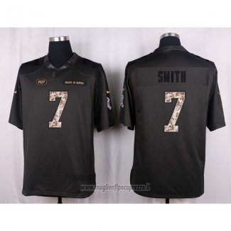 Maglia NFL Anthracite New York Jets Smith 2016 Salute To Service