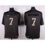 Maglia NFL Anthracite San Francisco 49ers Kaepernick 2016 Salute To Service