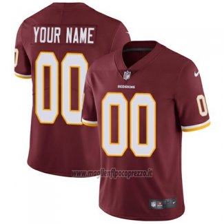 Maglia NFL Bambino Washington Commanders Personalizzate Rosso