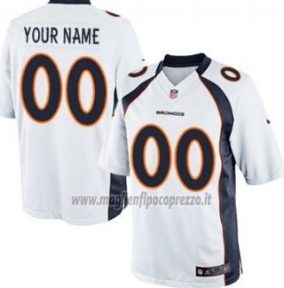 Maglia NFL Denver Broncos Personalizzate Bianco