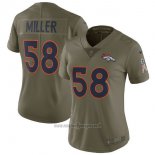 Maglia NFL Donna Chicago Bears 58 Miller Verde