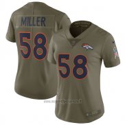 Maglia NFL Donna Chicago Bears 58 Miller Verde